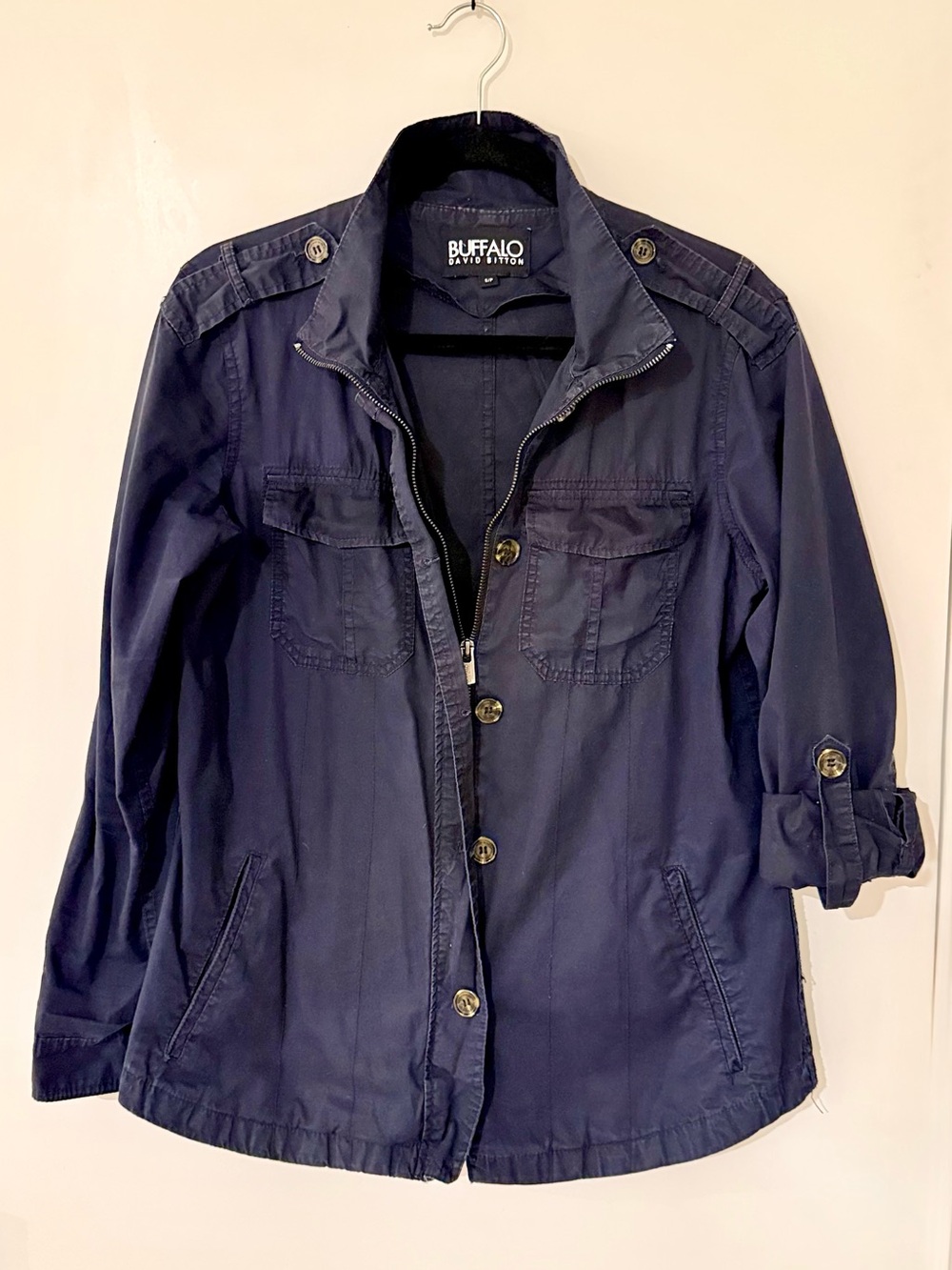 Buffalo David Bitton Women's Navy Utility Jacket